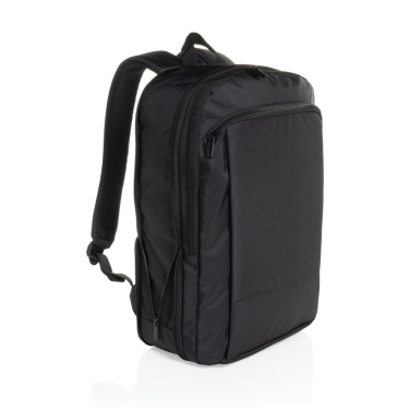 Лого трейд бизнес-подарки фото: Тонкий рюкзак Flexpack Aware™ RPET для ноутбука 15,6 дюйма с возможностью расширения