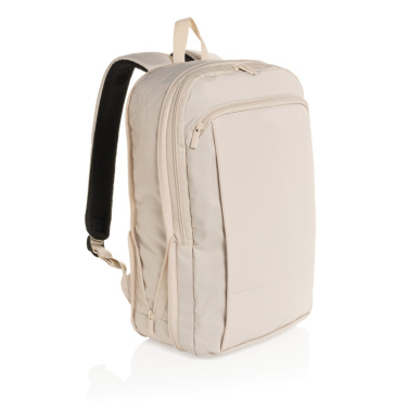 Лого трейд бизнес-подарки фото: Тонкий рюкзак Flexpack Aware™ RPET для ноутбука 15,6 дюйма с возможностью расширения