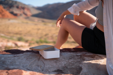 Логотрейд pекламные продукты картинка: Ланч-бокс RCS RPP с бамбуковой крышкой