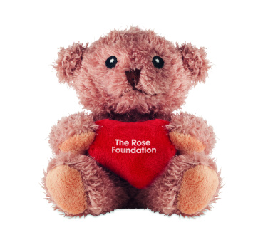Логотрейд pекламные продукты картинка: Teddy bear plush with heart