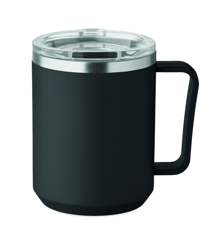 Логотрейд pекламные продукты картинка: Double wall mug 400ml