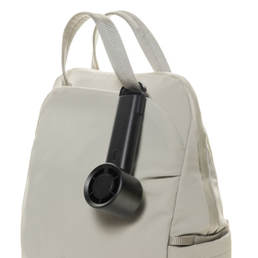 Лого трейд бизнес-подарки фото: Перезаряжаемый портативный вентилятор Twist RCS из переработанного пластика