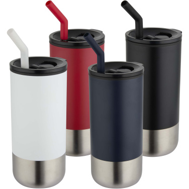 Лого трейд pекламные подарки фото: Grayson термостакан с силиконовой трубочкой, объемом 480 мл, сертифицированный согласно RCS