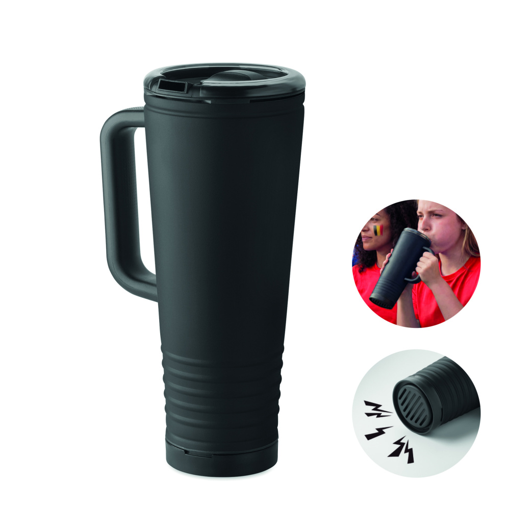 Лого трейд pекламные подарки фото: Howler Cup w handle 700ml