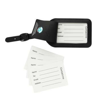 Логотрейд pекламные cувениры картинка: Багажная бирка Globefind Dual RCS с функцией определения местоположения по всему миру.