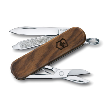 Лого трейд бизнес-подарки фото: Карманный нож VICTORINOX Classic SD Wood, 5 функций