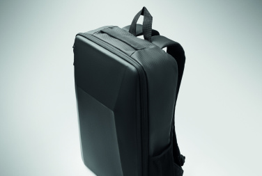 Лого трейд бизнес-подарки фото: 15" hard shell RPET backpack