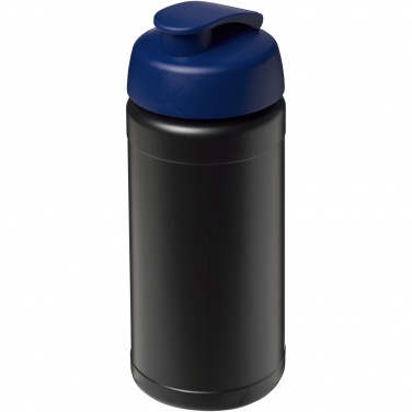Logotrade profilreklam bild: Baseline® Plus 500 ml sportflaska med uppfällbart lock