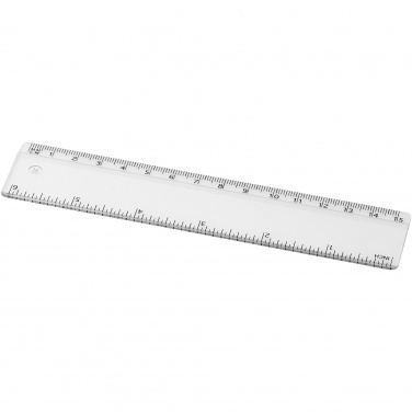 Logotrade profilreklam bild: Renzo 15 cm plastlinjal