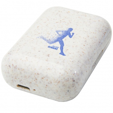 Logotrade presentreklam bild: Nantai True Wireless öronsnäckor av halm