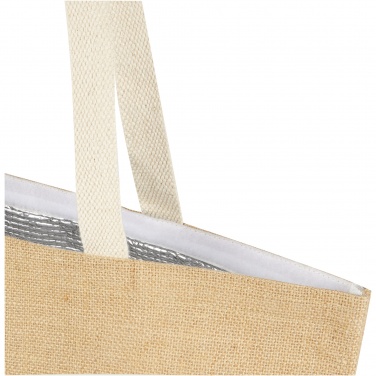Logotrade reklamprodukter bild: Juta kylväska av 300 g/m² jute, 12 l