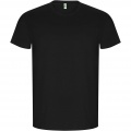 Golden kortärmad T-shirt för herr, Helt svart