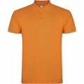 Star kortärmad pikétröja för herr, Orange