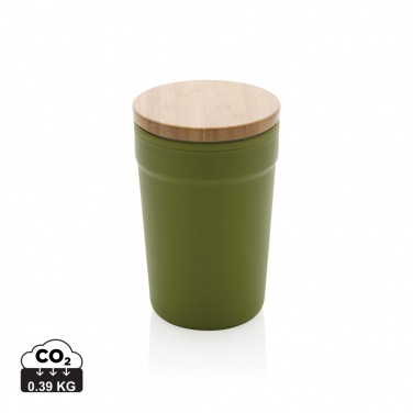 Logotrade reklamprodukter bild: GRS RPP mugg med bambulock
