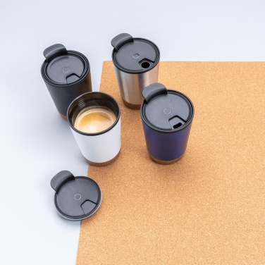 Logotrade kampanjprodukter bild: GRS RPP stainless steel kork mugg