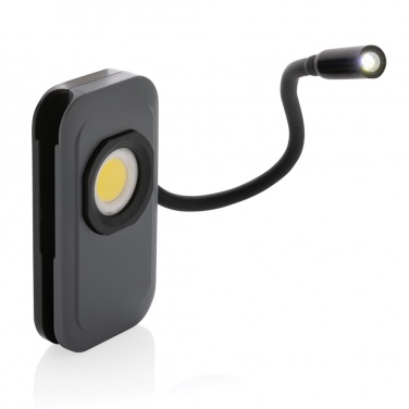 Logotrade presentreklam bild: Gear X USB uppladdningsbar arbetslampa, RCS återvunnen plast