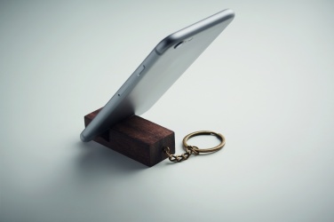 Logotrade reklamprodukter bild: Nyckelring med telefonställ Hyvinkää
