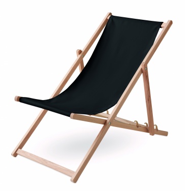 Logotrade presentreklam bild: Strandstol i trä