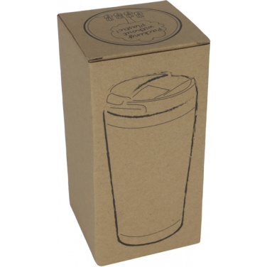 Logotrade presentreklam bild: Rostfri mugg BAMBOOGARDEN 400 ml