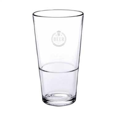Logotrade reklamprodukter bild: Ölglas Stapelbar 340 ml