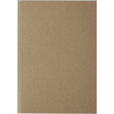Logotrade kampanjprodukter bild: Novella Austen A5 anteckningsbok med återvunnet mjukt omslag med kraftpapper, 100 ark