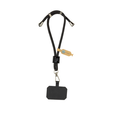 Logotrade reklamprodukter bild: CarryLoop RCS  PET-justerbar telefonrem för mobiltelefon