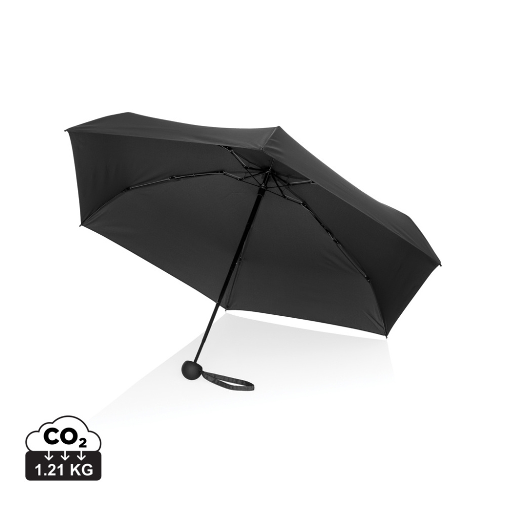 Logotrade kampanjprodukter bild: 19,5” Aware™ RPET super mini manuell 190T Pongee paraply