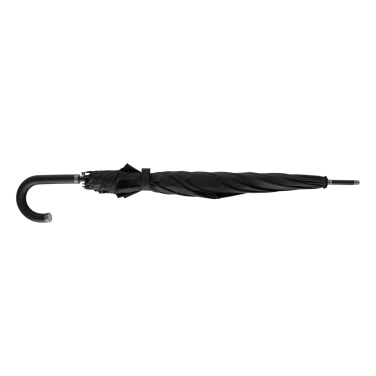 Logotrade kampanjprodukter bild: Swiss Peak Vero Aware™ RPET 25” paraply med lyxigt handtag