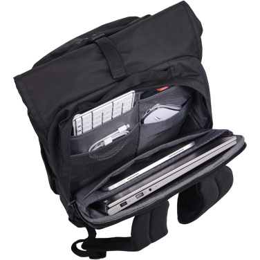 Logotrade profilprodukter bild: Case Logic Variate 17 tums expanderbar laptopväska med rullöppning av återvunnet material