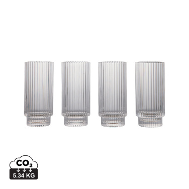 Logotrade reklamprodukter bild: VINGA York highball glas, 4-pack