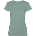 Fiyi kortärmad t-shirt för dam, Mörkgrön