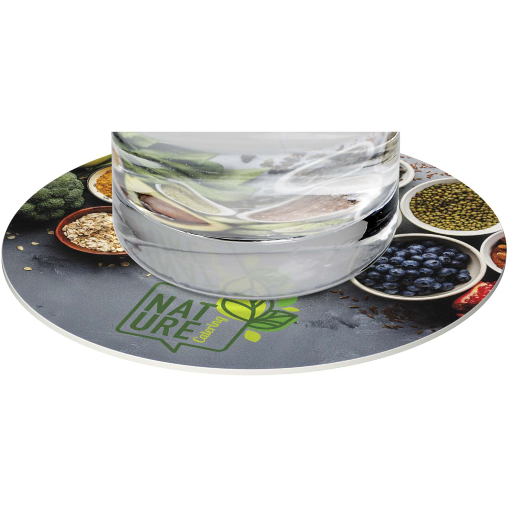 Logotrade kampanjprodukter bild: Lumin runt underlägg