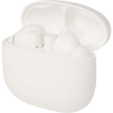 Logotrade kampanjprodukter bild: Alterf True Wireless Bluetooth®-öronsnäckor av återvunnen plast med öronproppar av silikon