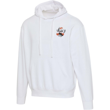 Logotrade profilprodukter bild: Boris 280 g/m2 oversized unisex-huvtröja av ekologiskt OCS-material