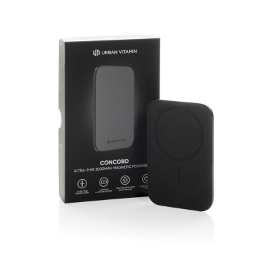 Logotrade reklamprodukter bild: Urban Vitamin Concord RCS Ultratunn 3000 mAh powerbank