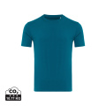 Iqoniq Brett t-shirt i återvunnen bomull, mörk blågrön
