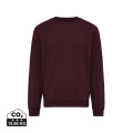 IQONIQ Torla sweatshirt i återvunnen bomull, merlot
