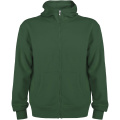 Montblanc unisex hoodie med hellång dragkedja, Flaskgrön